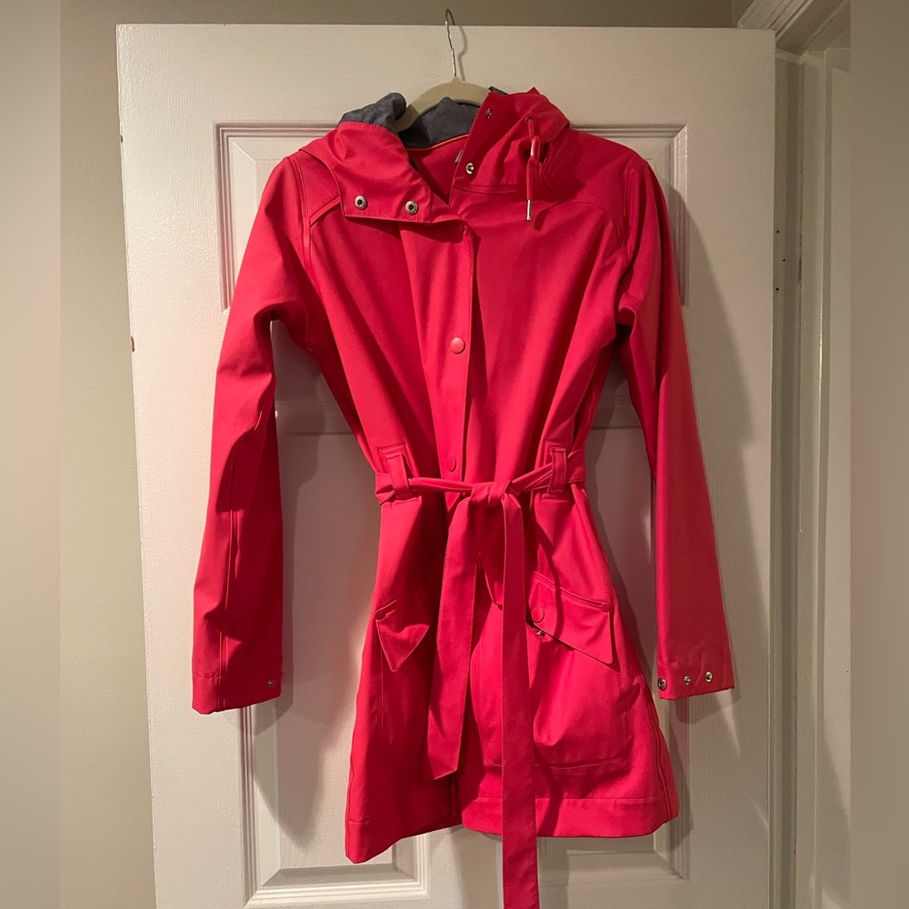 Helly Hansen fisherman's raincoat to create this chic, waterproof rain jacket